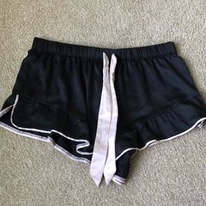VS satin sleep shorts